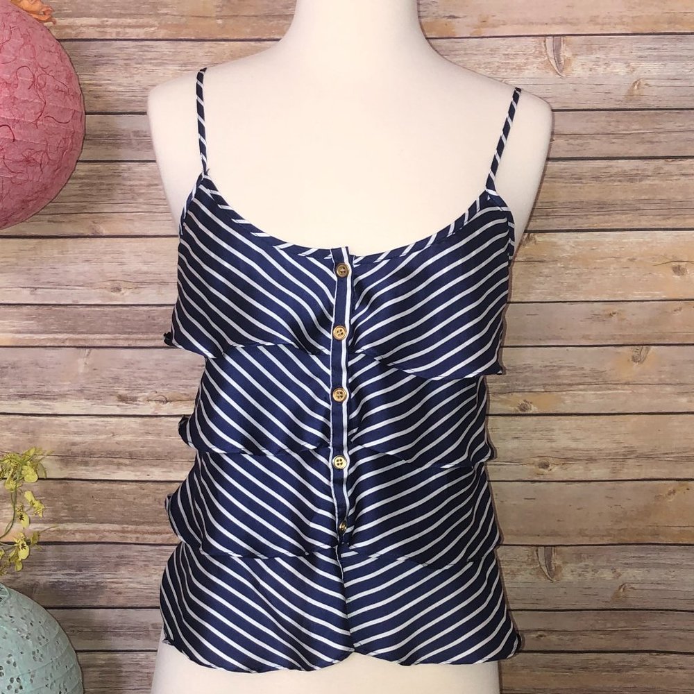 Forever 21 Ruffled Striped Camisole